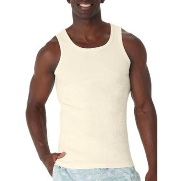 Imagem de Regata Malwee 1000124200 Masculina Ribana Canelada T. P/XGG, G, 02143,