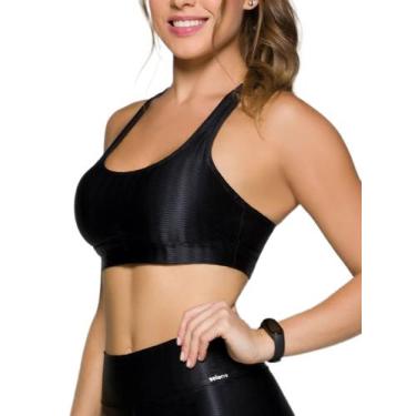 Imagem de Top 3D Selene Sport 20892.002 Feminino Bojo Removível Fitness T. P/GG,