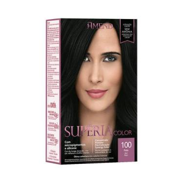 Imagem de Tonalizante Amend Supéria Color 100 Preto