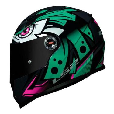 Imagem de Capacete LS2 FF358 Tribal Para Motociclistas, VERDE, 62