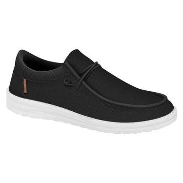 Imagem de Tênis Moleca Mocassim, Preto, 35