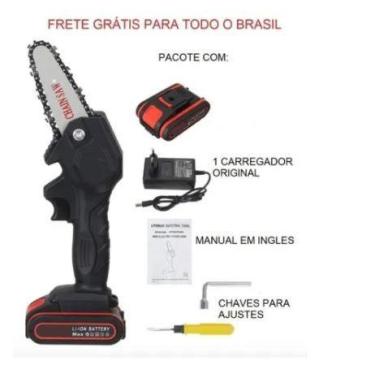 Imagem de Motosserra Elétrica Recarregavel Portátil Lançamento!!! - Chain, 24v