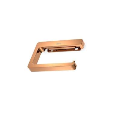 Imagem de Papeleira Tempo Rose Gold 9,5cm x 15,0cm x 2,2cm Rosa/Rosé - Roca