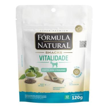 Imagem de Petisco Fórmula Natural Snacks Vitalidade Cães Adultos Portes Mini e P