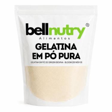 Imagem de Gelatina Pura Incolor em Pó Sem Sabor 2kg BellNutry  100 Colágeno Bovi