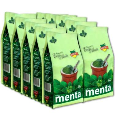 Imagem de Erva-Mate Portão Chimarrão Composto Menta (Fardo 10 unidades) 500g.