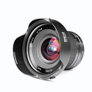 Imagem de Meike Lente fixa de 12 mm f2.8 Ultra Wide Angle com capuz removível para câmera Fujifilm Mirrorless com APS-C, como X-T1 X-T2 X-T3 X-T4 X-T20 X-T10 X-T30 X-T100 X-T200 X-Pro2 X-E3 X-Pro3 X-A X-E1