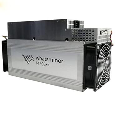 Imagem de QIO TECH Whatsminer M30S++ 110TH ASIC Miner Whatsminer M30S Plus BTC Bitcoin Miner máquina de criptografia 3410W inclui fonte de alimentação PSU
