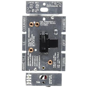 Imagem de Lutron Toggler Fan Control and Light Dimmer for Halogen and Incandescent Bulbs, AY2-LFSQ-WH, White