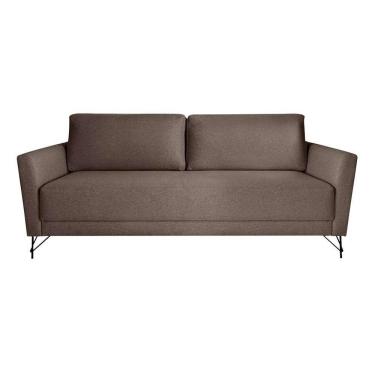 Imagem de sofá 3 lugares nikos marrom 220 cm