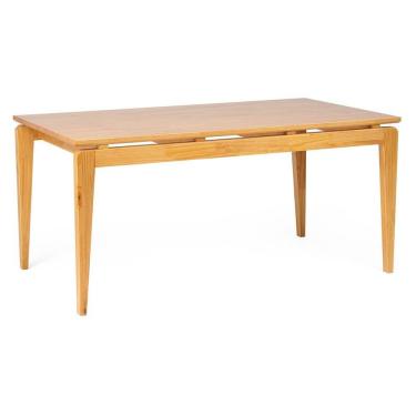 Imagem de Mesa de Jantar 160x90cm Madeira Maciça Seiva Yescasa Amendoa