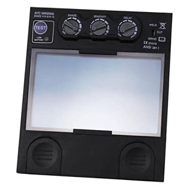 Imagem de Generic Lente de soldagem automática solar indicação tempo de atraso do soldador lente de moagem filtro de solda filtro para