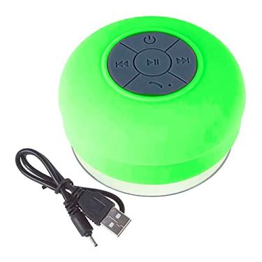 Imagem de Mini Caixa de Som à Prova D'água Bluetooth USB Verde