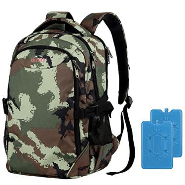 Imagem de OUTXE Mochila térmica térmica para almoço de 22 L, bolsa térmica, mochilas diárias para trabalho e viagem - camuflagem