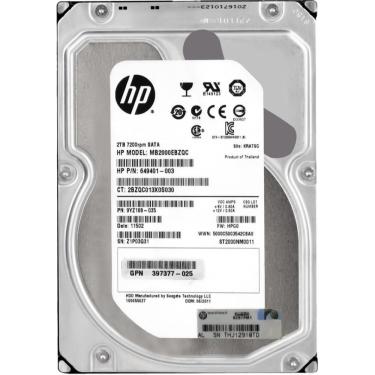 Imagem de Hd Sata Hp 2tb 7.2k 3.5 Mb2000ebzqc 9yz168-035 64901-003