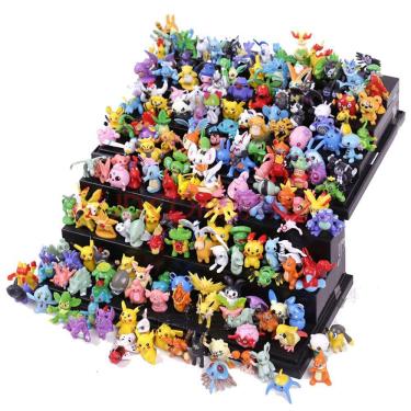 Imagem de 144 bonecas Pokemon Figuras, Pikachu, brinquedo para crianças Kit 144