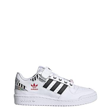Imagem de adidas Tênis feminino Forum Low, Preto/branco, 5.5
