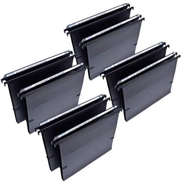 Imagem de Pastas de arquivos suspensas com capacidade extra Ultimate Office MagniFile, caixa de 1,27 cm, tamanho carta, apresentam um cabo de segurança elástico envolvente (conjunto com 8)