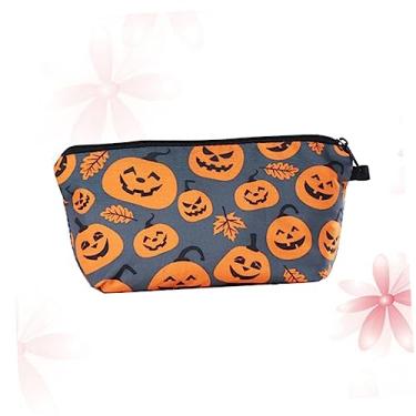 Imagem de SOESFOUFU bolsa maquiagem portátil bolsa para carteira halloween hallowen bolsas maquiagem maleta maquiagem saco armazenamento cosméticos dia das Bruxas 3d