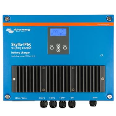 Imagem de Victron Energy Carregador de bateria Skylla-IP65 12-Volt 70 amp 120-240VCA, 3 saídas isoladas
