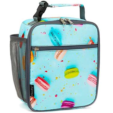 Imagem de FlowFly Lancheira térmica infantil, bolsa térmica para meninas, mini cooler para volta às aulas para meninas e meninos, biscoitos