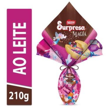 Imagem de Ovo De Páscoa Surpresa Magia Chocolate Branco 210G - Nestle