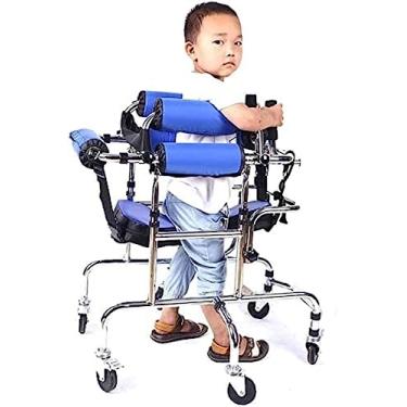 Imagem de Andadores para idosos Andadores para idosos Walker Crianças com paralisia cerebral, Andador móvel com altura ajustável, Rollator 6 rodas com assento para deficientes Andador de rollator auxi