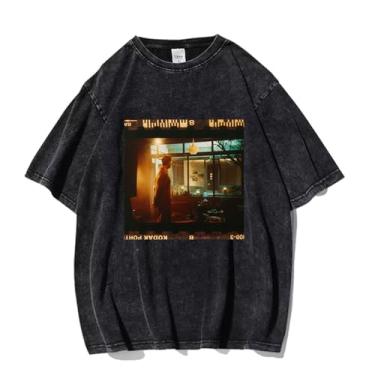 Imagem de Camiseta K-pop Rm lançada com álbum, camiseta vintage estampada lavada com desenho urbano lavado camisetas vintage unissex para fãs, 7, XXG