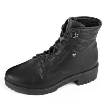 Imagem de Coturno Feminino Mississipi Com Detalhe Matelassê Preto - 34