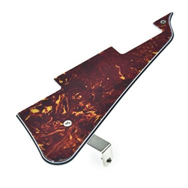 Imagem de KAISH Escudo de guitarra LP vintage tartaruga com suporte de aço inoxidável de níquel e parafusos de montagem de aço para Gibson Les Paul dos EUA