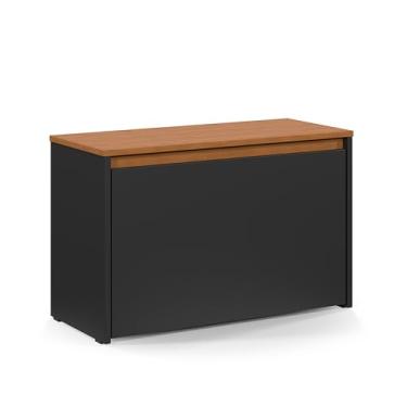 Imagem de Sapateira Charme 1 Porta Basculante Articulada Com Assento - Quality Móveis (Preto/Nature)