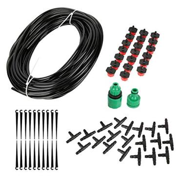 Imagem de Micro de Irrigação por Gotejamento, Temporizador Automático, Kit de Mangueira de Jardim Com Rega Automática 20M