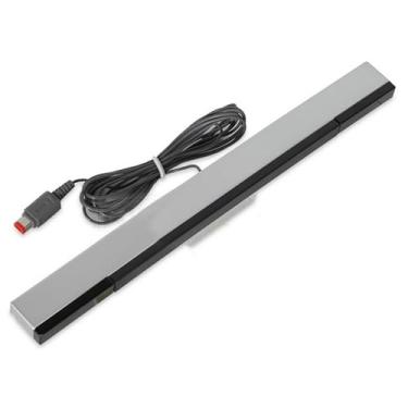Imagem de Barra com sensor de movimento IR Ray infravermelho com fio com suporte para Wii/para Wii U Acessórios Plug & Play Sensor Bar Acessório