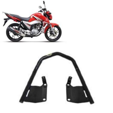 Imagem de Alça Traseira Titan 160 2015 2016 2017 2018 2019 2020 Preto - MA Motos