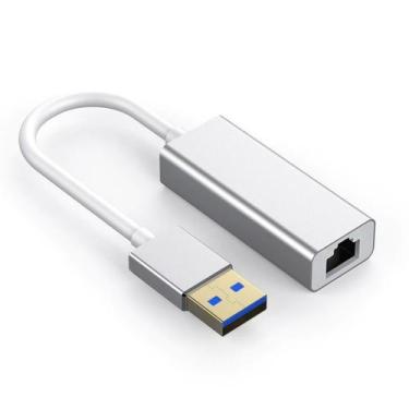 Imagem de Adaptador Usb 3.0 Para Rj45 Gigabit Notebook e Computadores - SPSCL