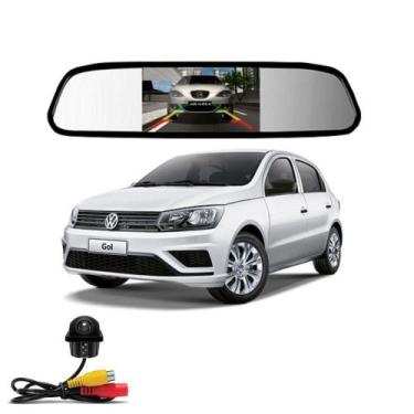 Imagem de Camera De Re Tartaruga Retrovisor Com Tela Gol - Importado