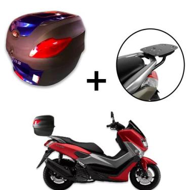 Imagem de Baú 41 litros Awa Proos com Bagageiro para NMAX 2016 - 2020, Azul