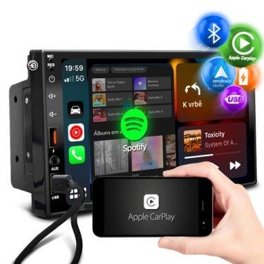 Imagem de Aparelho Som Pra Carro Radio Dvd 2 Din Central Multimidia Mp5 Automoti