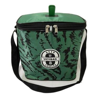 Imagem de Bolsa Térmica 5 Litros Espaço Gelo Para Barril Chopp Verde - Uzybag