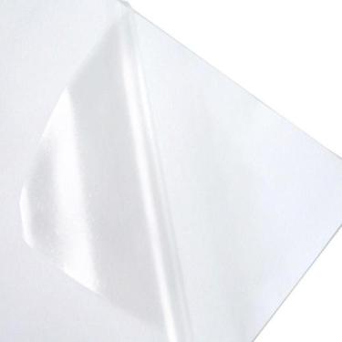 Imagem de Filme Adesivo Transparente Vinil Brilhante 150G A4 100 Fls - Master