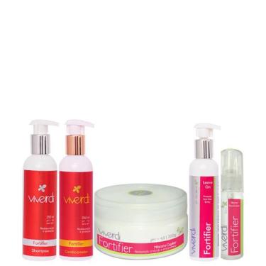 Imagem de Kit Fortifier - Restauração, Força e Proteção (5 produtos) - Viverdí C