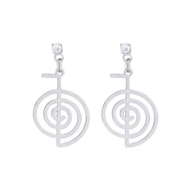 Imagem de Brinco Cho-Ku-Rei 20mm- Sunshine Cristais, Prateado