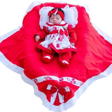 Imagem de Saída de Maternidade Conjunto Roupa Para Bebê Menina Charmosinha 05 Pe