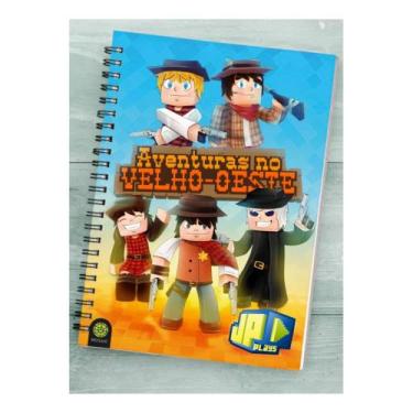 Imagem de Caderno Universitário Espiral - 80 folhas - JP Plays: Aventu - Mosaic