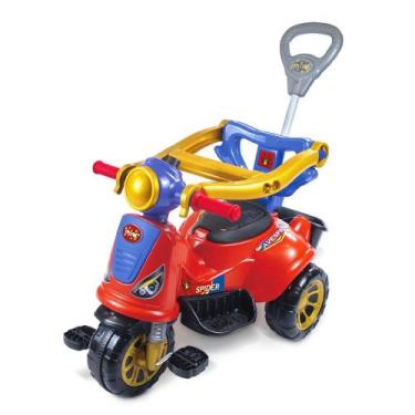 Imagem de Triciclo Infantil Passeio Andador Empurrador Pedal Criança - Maral