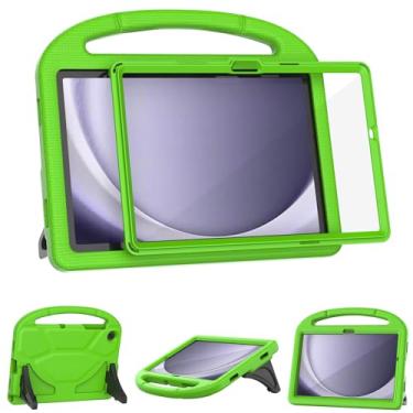 Imagem de RTOBX Capa infantil para Samsung Galaxy Tab A9 Plus 11 polegadas 2023 (SM-X210/X216/X218), com protetor de tela integrado, capa protetora com alça à prova de choque para Galaxy Tab A9+ 11 polegadas,