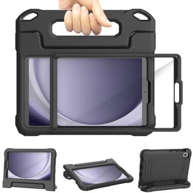 Imagem de RTOBX Capa infantil para Samsung Galaxy Tab A9 8,7 polegadas 2023 (SM-X110/X115/X117) e Galaxy Tab A7 Lite 8,7 polegadas 2021, protetor de tela embutido, capa com alça à prova de choque para Galaxy