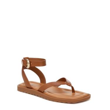 Imagem de Vince Sandália rasteira feminina moderna, Couro marrom sequoia, 35