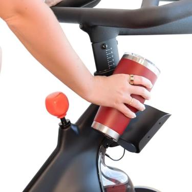 Imagem de TrubliFit Porta-garrafas extragrandes para bicicleta Peloton para bicicleta Peloton original e bicicleta de treinamento cruzado + - design todo em metal - Serve para YETI + Nalgene + Hydro Flask