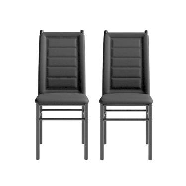 Imagem de Cadeiras Kit 2 Cadeiras Tokio Preto - Art Panta